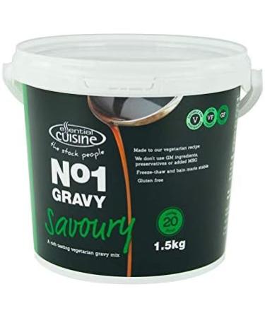 Essential Cuisine No.1 Savoury Gravy Mix 1.5kg - Vegetarian & Vegan Friendly - Buy Online on GoSupps.com