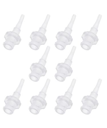 MAGICLULU 10pcs Disposable Ear Washer Replacement Tips for Adults Safe Ear Cleaning Tools Flexible Design for Efficient