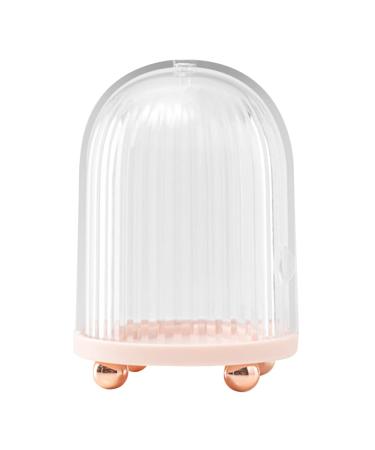 1pc Beauty Egg Storage Box Powder Puff Box Travel Breathable Pctg Pink