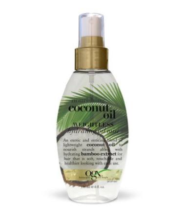 (OGX) Organix Coconut Oil Weightless Hydrating Oil Mist 4oz by (OGX) Organix