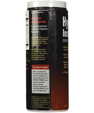 Hydrocil Instant Dietary Fiber Supplement 10.6 oz (Pack of 3) - Buy Online on GoSupps.com