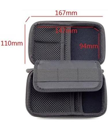 Nylon Hard Shell Diabetes Compact Case for Glucose Meter, Test Strips, Lancing Device - Black - Buy Online on GoSupps.com