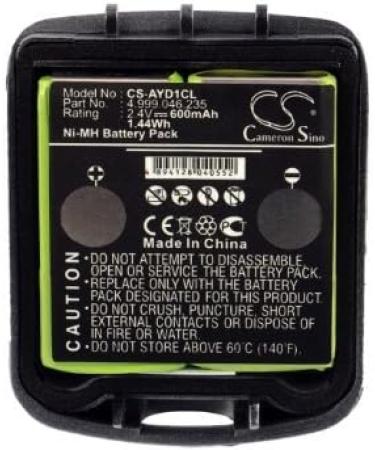 600mAh Replacement Battery for DeTewe Integral D3 OpenPhone 28 & 24 - 2.4V Compatible Part No. 4.999.046.235 / 4999046235 - International Shipping - Buy Online on GoSupps.com
