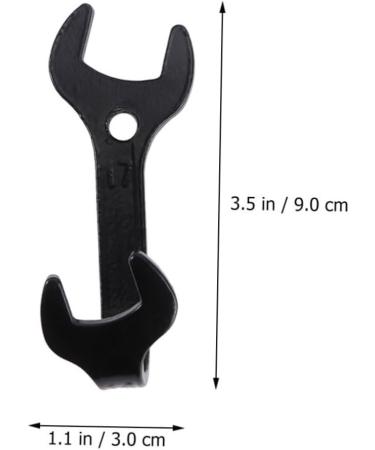 Alipis Iron Wrench Hook Decorative Hooks Peg Hooks Wall Coat Hanger Wall Hooks for Hanging Scarf Plant - Buy Online on GoSupps.com