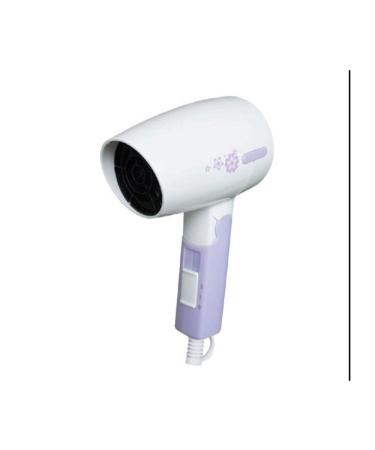 1000W Travel Hair Dryer Mini Hair Dryer Saving Time Small and Portable Easy to Carry Handle Foldable Hair Dryer/Purple