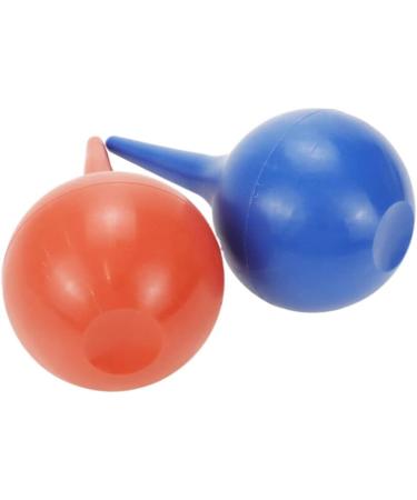 Faotup 2PCS 90ML Ear Bulb Syringe Set - Soft Rubber Suction Ear Cleaner - Hand Bulb Syringe for Ear Washing - Red and Blue - Buy Online on GoSupps.com
