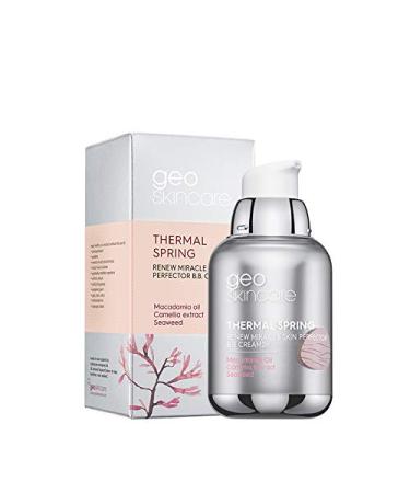 NEW Generation Geoskincare Thermal Spring Renew Miracle Skin BB CC Cream Skin Perfector Foundation  Magic Touch Foundation  Burst Into Water Drop Foundation  45ml (3 Purple)