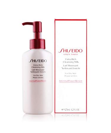 Shiseido Extra Rich Cleansing Milk - 1 ml Pack | Shop Internationally for Glowing Skin - Buy Online on GoSupps.com