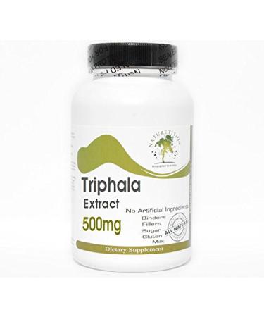 Triphala Extract 500mg 90 Capsules - No Additives Naturetition Supplements
