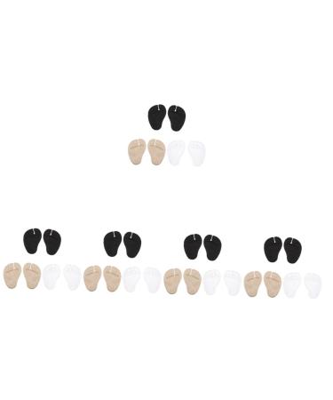 Mobestech 15 Pairs Forefoot Pad Pinch Stickers Thong Sandals Cushions Sandals for Girls Flip-Flops Forefoot Pads Womens Sandal Fancy Sandals for Women Dressy Ladies Gel Pattern