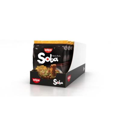 Nissin Soba Bag Classic - 27 Pack Wok Style Instant Noodles with Yakisoba Sauce | Fast Preparation Asian Food 109g Each - Buy Online on GoSupps.com