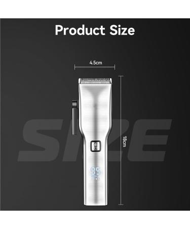 Pro Cordless Hair Clipper & Electric Hair Trimmer - Adjustable Professional Barber Cutting Kit - Rechargeable & Lightweight - Buy Online on GoSupps.com