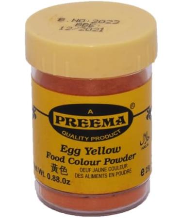 Preema | Egg Yellow Food Colour Powder 12X25g | Create Color full Cake & Icing | Premium Quality Bright Colour Powder - Buy Online on GoSupps.com