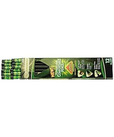 Ticonderoga Tri-Conderoga Triangular Pencils Wood-Cased 2 Sharpener Soft Touch Comfort Barrel Black 12-Pack (22500) 12 Count - Buy Online on GoSupps.com