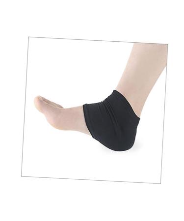 minkissy Moisturizing Socks High Heel Protectors Black Socks Heel Sock Black Heel Cracked Heel Socks Black Heel Sleeves Gel Heel Socks Heel Absorbers High Heel Shock Absorber Black Gel