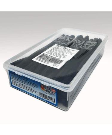 Full Tub Of 40 x Black Liquorice Pencils - Large Liquorice Sticks - Each Stick are approx 12cm long and approx 1cm wide