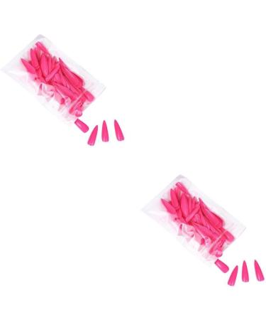 2 Set of 1 Set Press on Nails Almond Long Artificial Fingernails Water Drop Style Stick Full Coverage Art Decals Manicure Kit - Buy Online on GoSupps.com