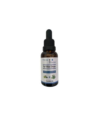 The Ear Doctor- 30ml Ear Wax Removal Drops 100% Pure and Natural Designed by Ear Surgeon for Natural Gentle Removal of Excessive Hardened Ear Wax. Bottle with Dropper Applicator