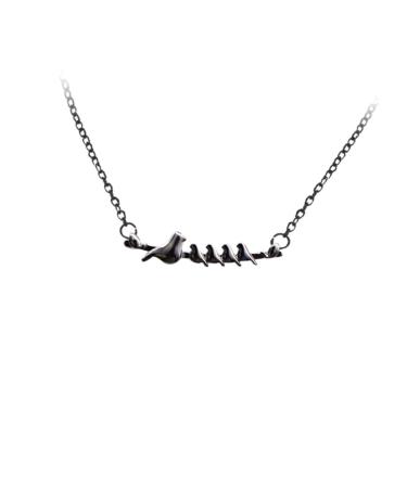 COLLBATH Reindeer+antlers A Necklace Choker Necklace for Women Mothers Necklace Women Alloy Chain Charm Miss The Bird