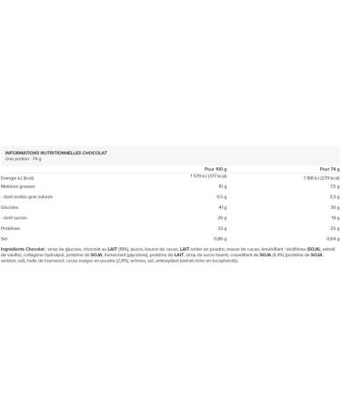 Nutramino Nutra XL Protein Bar 16x74g Protein Bars 16 XL protein bars Chocolate - Buy Online on GoSupps.com