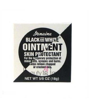 Black and White Ointment skin protectant 5/8oz