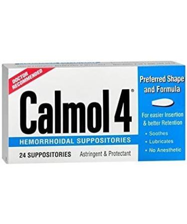 Calmol Hemorrhoidal Suppositories 24 Each - 2pc