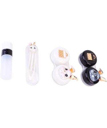 Partykindom 3PC Lip Gloss Kit - Portable Container for Lip Gloss Contact Lens Cases & Accessories | Travel-Friendly Tweezing Rack - Buy Online on GoSupps.com