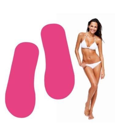 PINK STICKY FEET FOR SPRAY TANNING-25 PAIRS