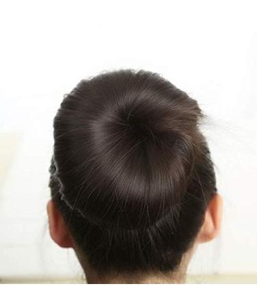 Set of 2 Beige Magic Hair Styling Donut Bun Rings for Women and Girls - 1 Large + 1 Small - Buy Online on GoSupps.com