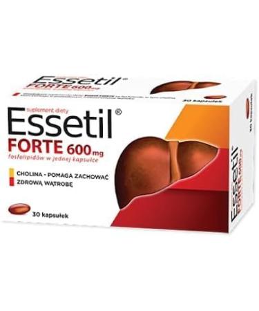 Essetil Forte 600mg FOR PROPER LIVER FUNCTIONS - 30 CAPSULES