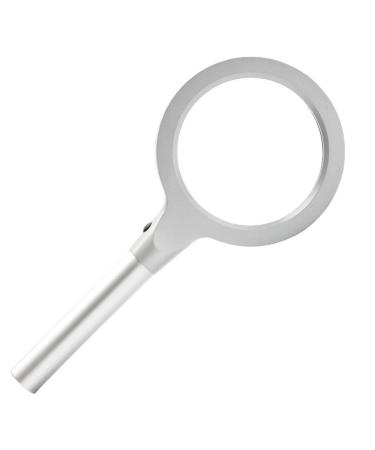 HD Magnifier 20 Times with Light Handheld Magnifying Glass for Inspection Soldering Needlework Repair Etc Good Times