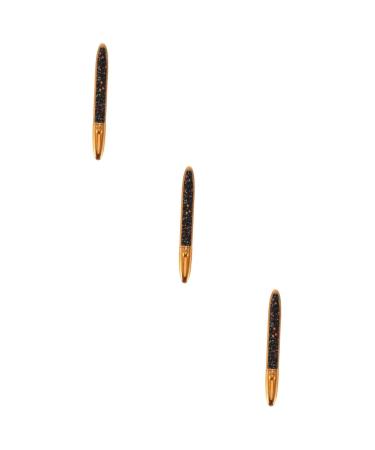 Angoily 3pcs Self Adhesive Mascara Eyeliner Pencil Makeup Supplies No Blooming Eye Liner Eyelash Paste Drill 1 count (Pack of 1) Colorfulx3pcs