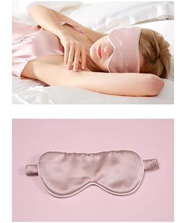 Dorcas Silk 100% Mulberry Silk Sleep Mask - Gray | Elastic Headband Eye Cover for Sleeping, Travel, Nap - Thanksgiving or Christmas Gift - Buy Online on GoSupps.com