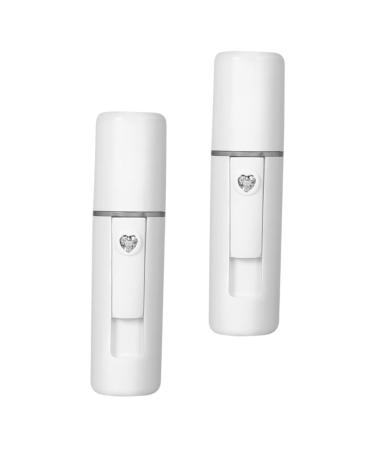 Mipcase 2pcs Spray Meter Make up Kit Facial Humidifier Mini Women Face Steamer Steamboat Aromatherapy 11.4X3CM