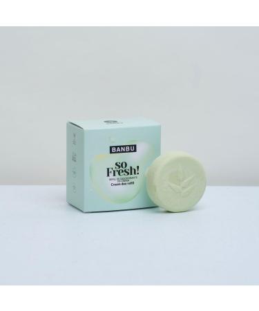 BANBU BANBU SO FRESH Organic Deodorant Cream Vanilla Breeze 50ml 24h Protection Aluminium and Alcohol Free Certified Vegan and Cruelty Free