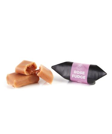 Traditional caramel bonbons - handmade & fresh fudge - taste: rose fudge - mr fudgestoo sweets made of caramel - cowbonbon - box 900 g