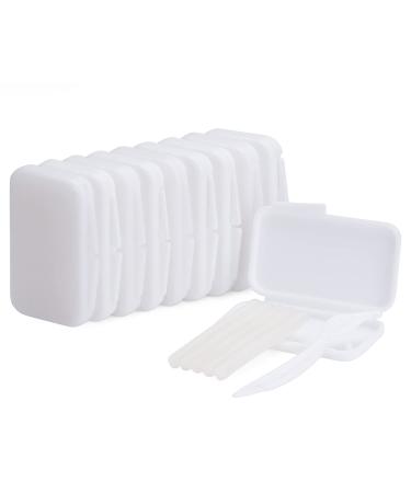 LVCHEN Orthodontic Wax for Braces - 10 Box Dental Wax Braces Dental Oral Care Wax Gum Wax for Braces (Free Cutter) White