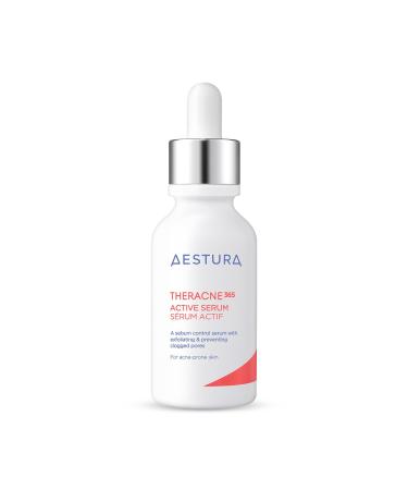 AESTURA THERACNE365 Active Serum for Acne-Prone Skin | Reduce Excess Oil Help Minimize the Pores Soothing Zinc & Sebum-caring BHA Non-comedogenic 1.01 Fl Oz