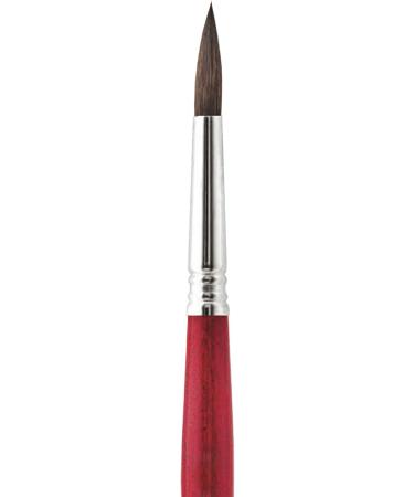 Escoda Aquario 1125 Artist Watercolor & Acrylic Brush, Size 10 Round - Petit Gris Squirrel Hair, Short Handle - Buy Online on GoSupps.com