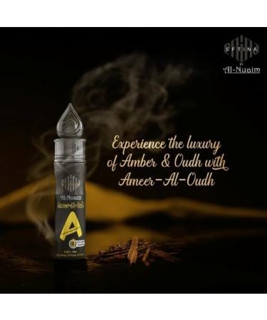 Eftina Perfume Oil Ameer Al Oudh Oud 6ML Non Alcoholic Long Lasting Fragrance Unisex Fruity 0.20-Floz Liquid Spray - Buy Online on GoSupps.com