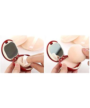 3PCS 3''Round Soft Sponge Powder Puffs Cosmetic Makeup Powder Puffs Cosmetic Makeup Accessories with Strap For DIY Beauty Use - Buy Online on GoSupps.com