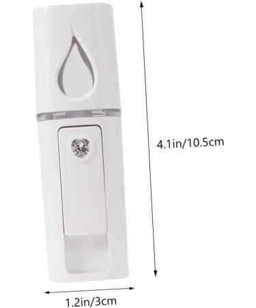 SKISUNO 2 Pcs Mist Sprayer Nano Facial Mister Portable Humidifiers Face Moisturizing Sprayer Steamer White - Buy Online on GoSupps.com