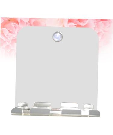 Minkissy Anti-Drop Cosmetic Mirror - Fogless Shower & Makeup Wall Mirror 13.8x13cm Decorative Acrylic Travel Mirror for Shaving & Makeup - Buy Online on GoSupps.com