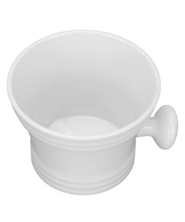 Luxurious Milk White Shaving Mug & Soap Bowl for Men - Perfect for Home Grooming - Buy Online on GoSupps.com