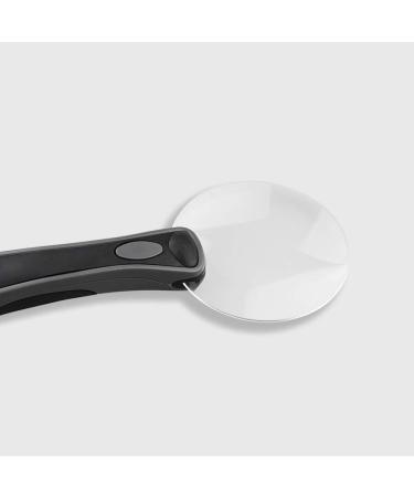 Magnifiers Lighted Reading Magnifier Lightweight Borderless Magnifying Glass Compatible with Reading Vials Macular Degeneration Reading Aids - Buy Online on GoSupps.com