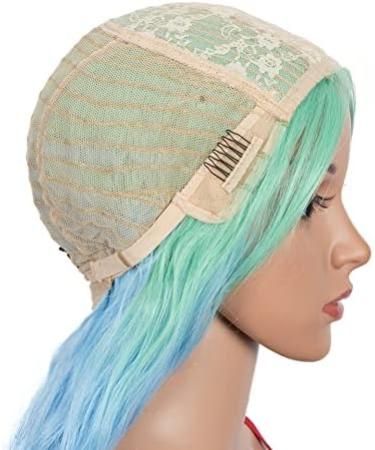Jakejay 42-Inch Ombre Blonde Rainbow Synthetic Wig for Black Women - Long Curly Hair Extensions - Cosplay & Everyday Use - Buy Online on GoSupps.com