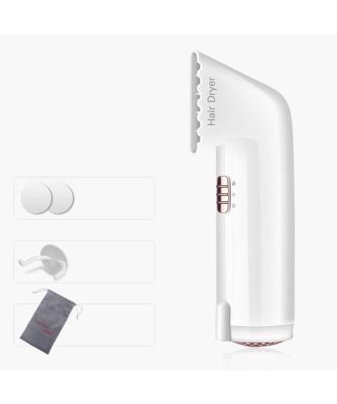 Professional Hair Dryer 750W Household Blow Dryer Portable Hairdryer DC Motor 2 Heat Setting 57 C Thermostatic Care Technology Protect Hair for Hotel Student Dormitory and Travel Black small gift