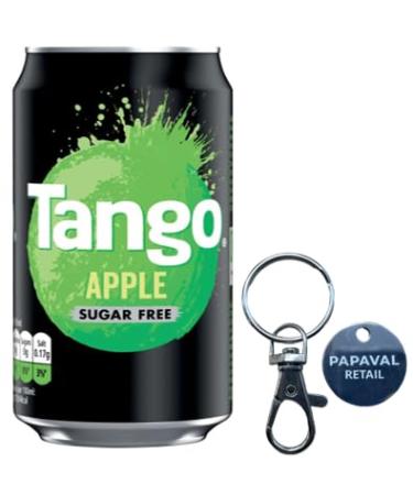 Tango Soft Drink Pack of 330ml with Key Ring (24x330ml Apple Sugar free) Apple Sugar free 24x330ml