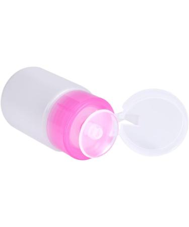 60 ML Pump Dispenser Bottle Nail Polish Remover Cleanser Dispenser Nail Art Tool 2 Colors Plastic Liquid Container with Flip Top Cap Empty Travel Containers for Cosmetic Lotion Face Toner(Pink) - Buy Online on GoSupps.com