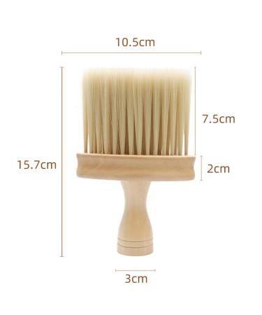 Professional Wooden Hair Cutting Brush for Barbers & Hairdressers - Neck Brush (Single) for Perfect Haircuts - Buy Online on GoSupps.com